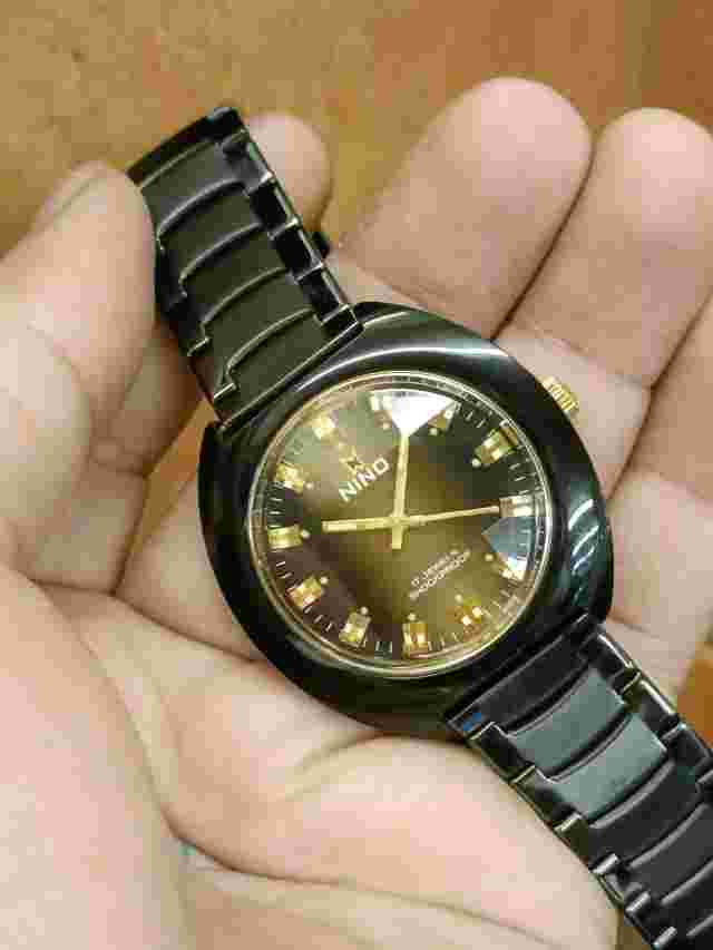 Nino Swiss 17 Jewels Shockproof Men's Hand Winding Authentic Vintage Watch