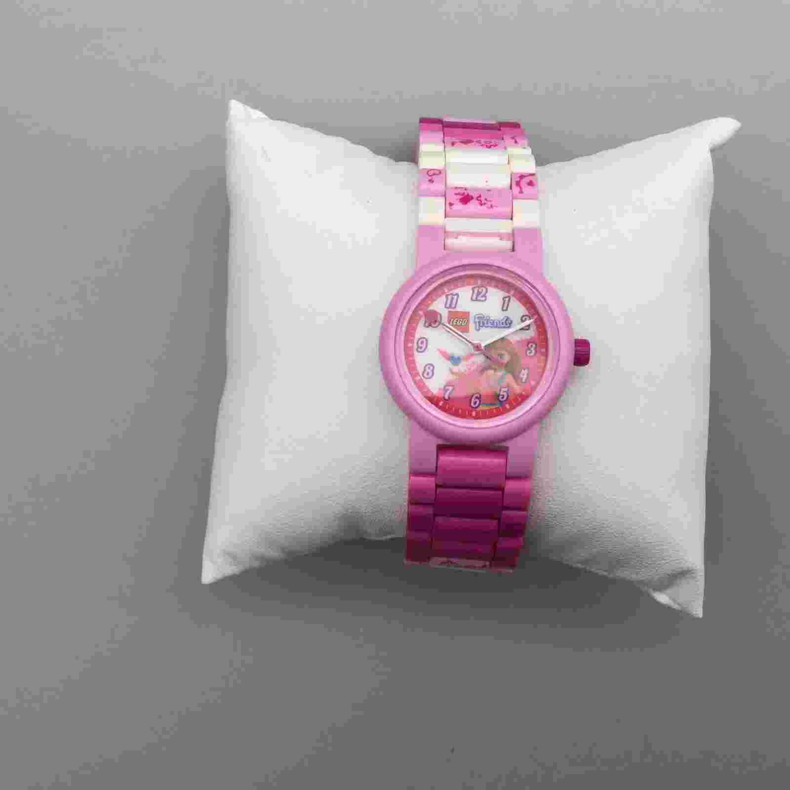 Lego  Friends Kids Watch Youth 28mm Pink White New Battery 5.5"