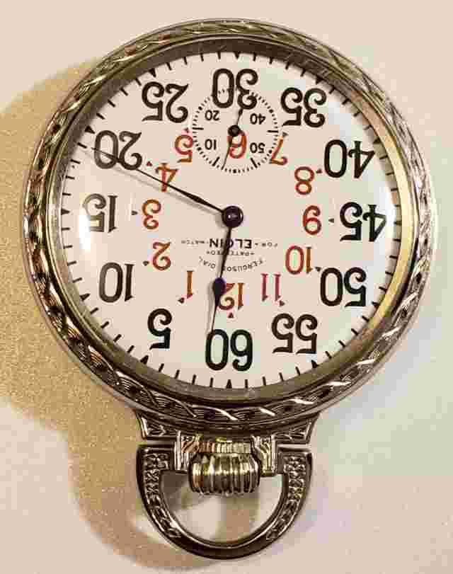 ELGIN RARE GRADE No.270 16S. 21J ADJ MINT N.O.S. FERGUSON DIAL (1901) G.F. CASE.