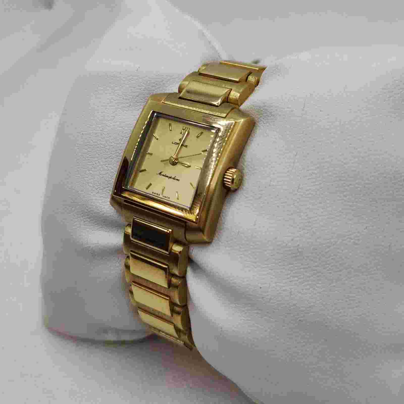 18K Gold Watch For Women Lorenz Swiss Made Gold Bracelet 901643