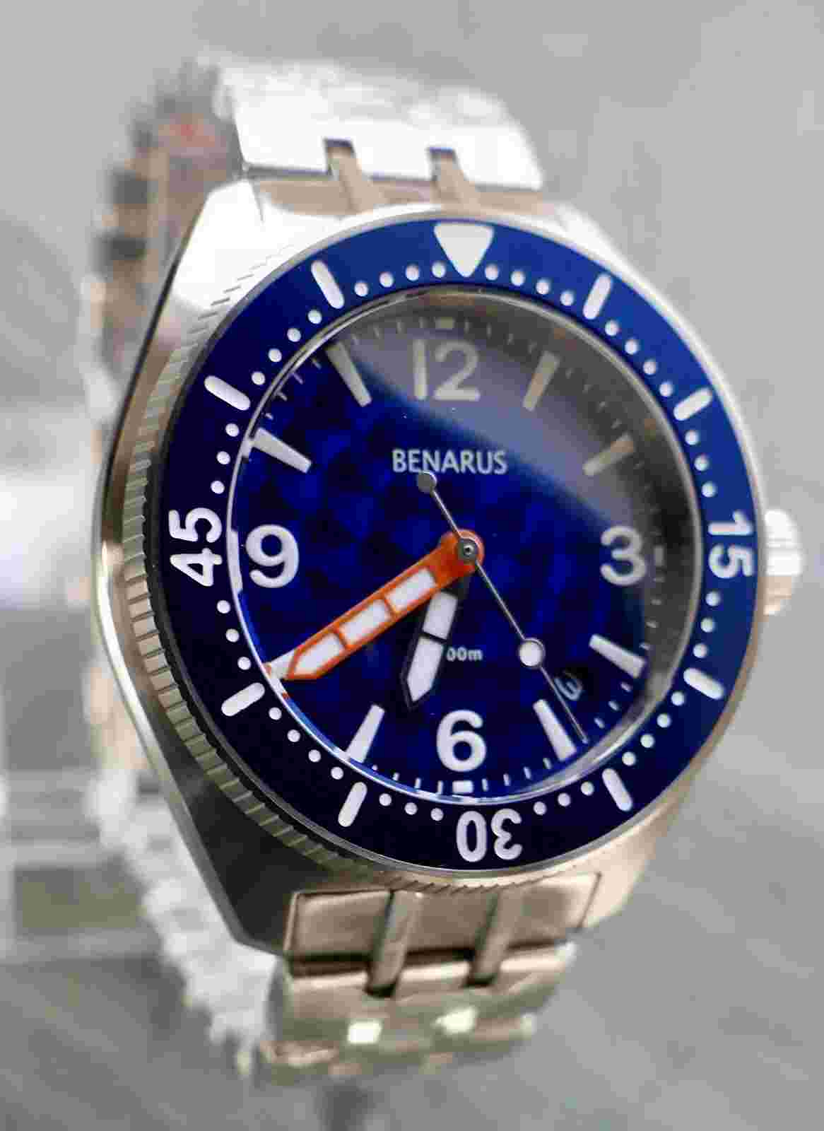 New Benarus Bonito Automatic 300m Diver Watch Uhr Orologio