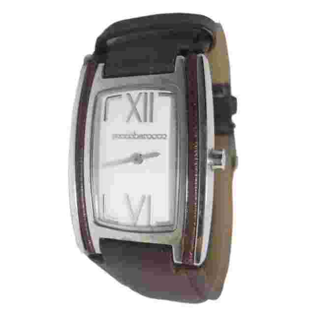 Only Time Women's Roccobaroque PROTM Brown Leather Steel Case Watch