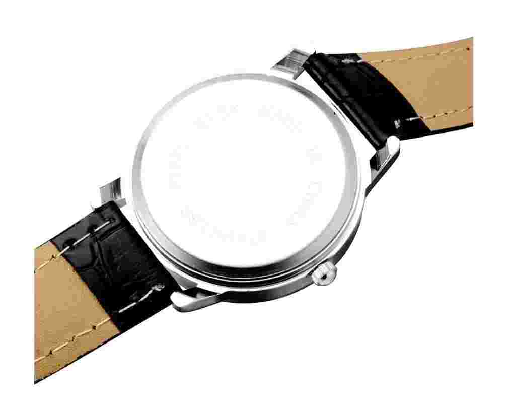 Bargain Men Kid Boys Gift Present Office SMART Design Silver Watch Black FREE UK
