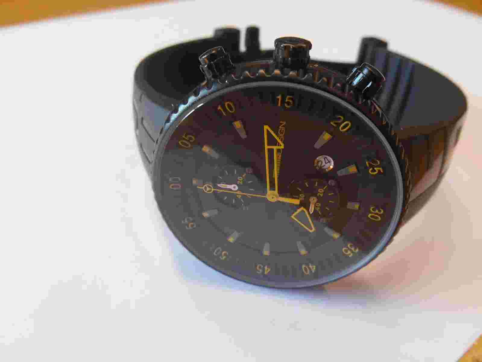 Momodesign Jet Aluminium Chronograph Watch & Bag