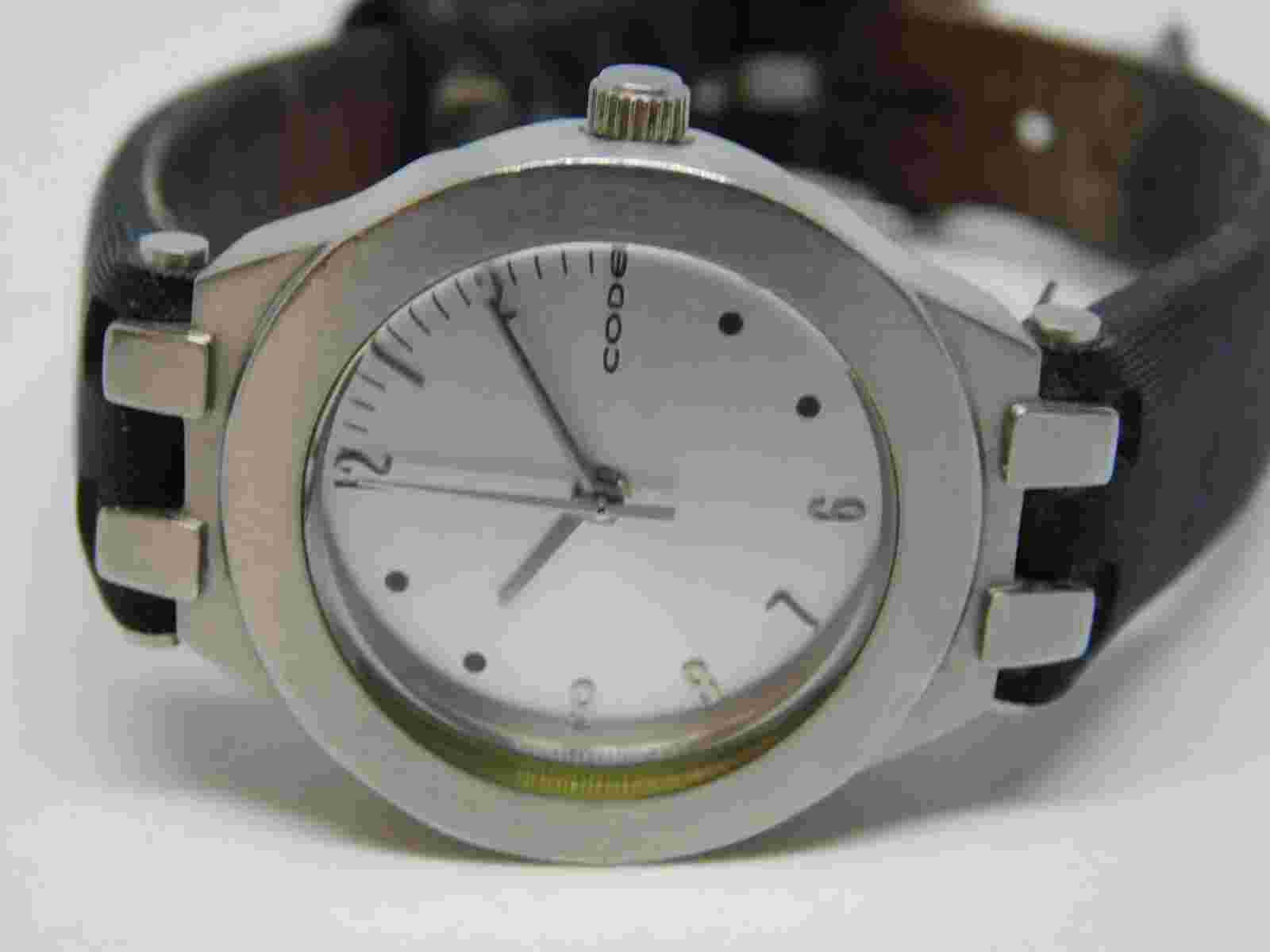 Code CD1019 All St. Steel Quartz Women's Watch New Battery Needs a new Band
