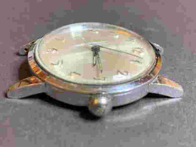 Signal Stainless Steel Silver Tone Swiss Made Wristwatch      Keeps good time