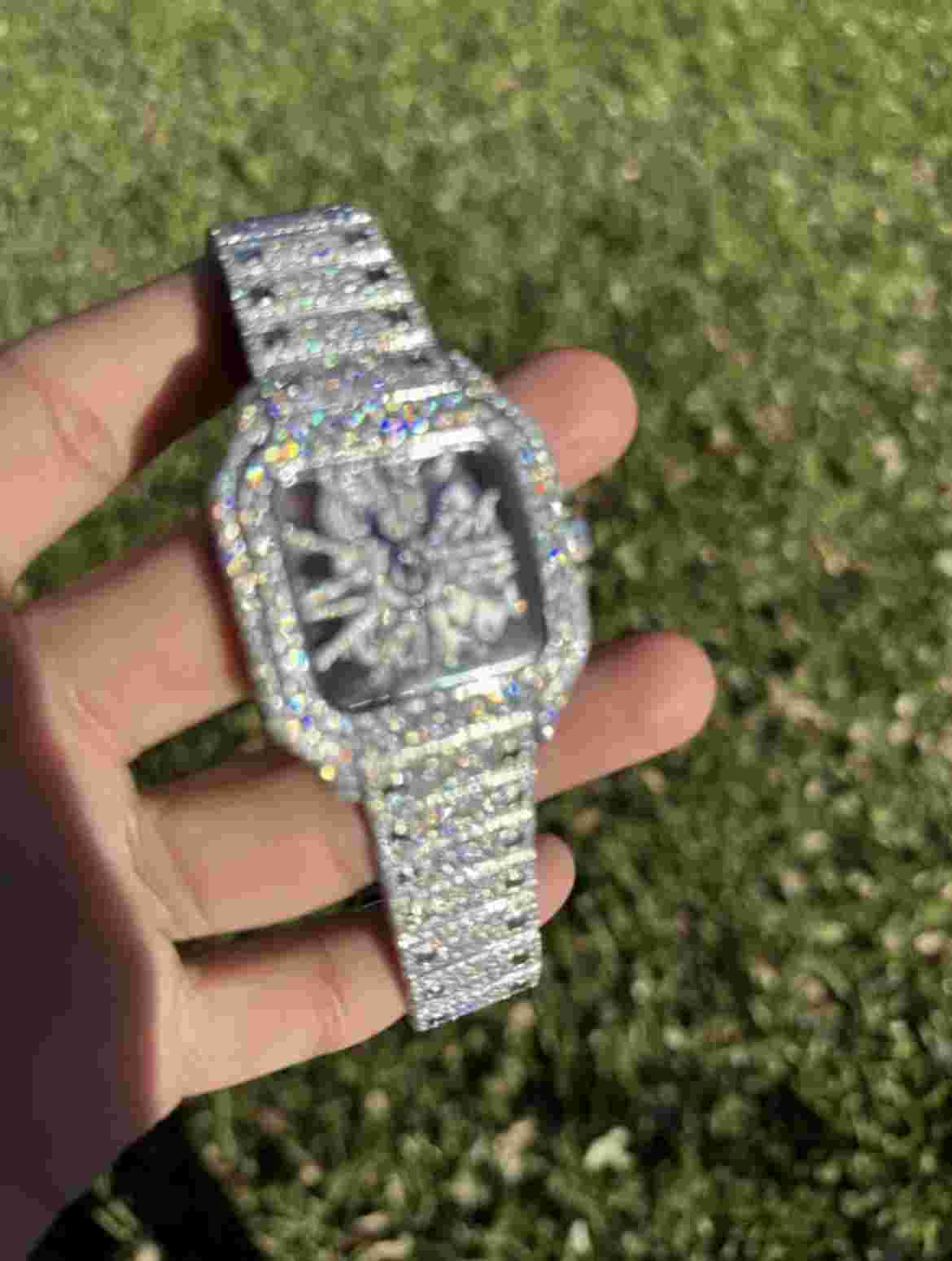 BRAND NEW Moissanite 29Ct VVS Iced Out Watch (PASSED DIAMOND TESTERS) Automatic