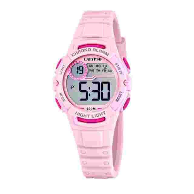 Calypso Kids Digital Watch, Light, Chrono, Alarm, Date, Water Resistant - K5852