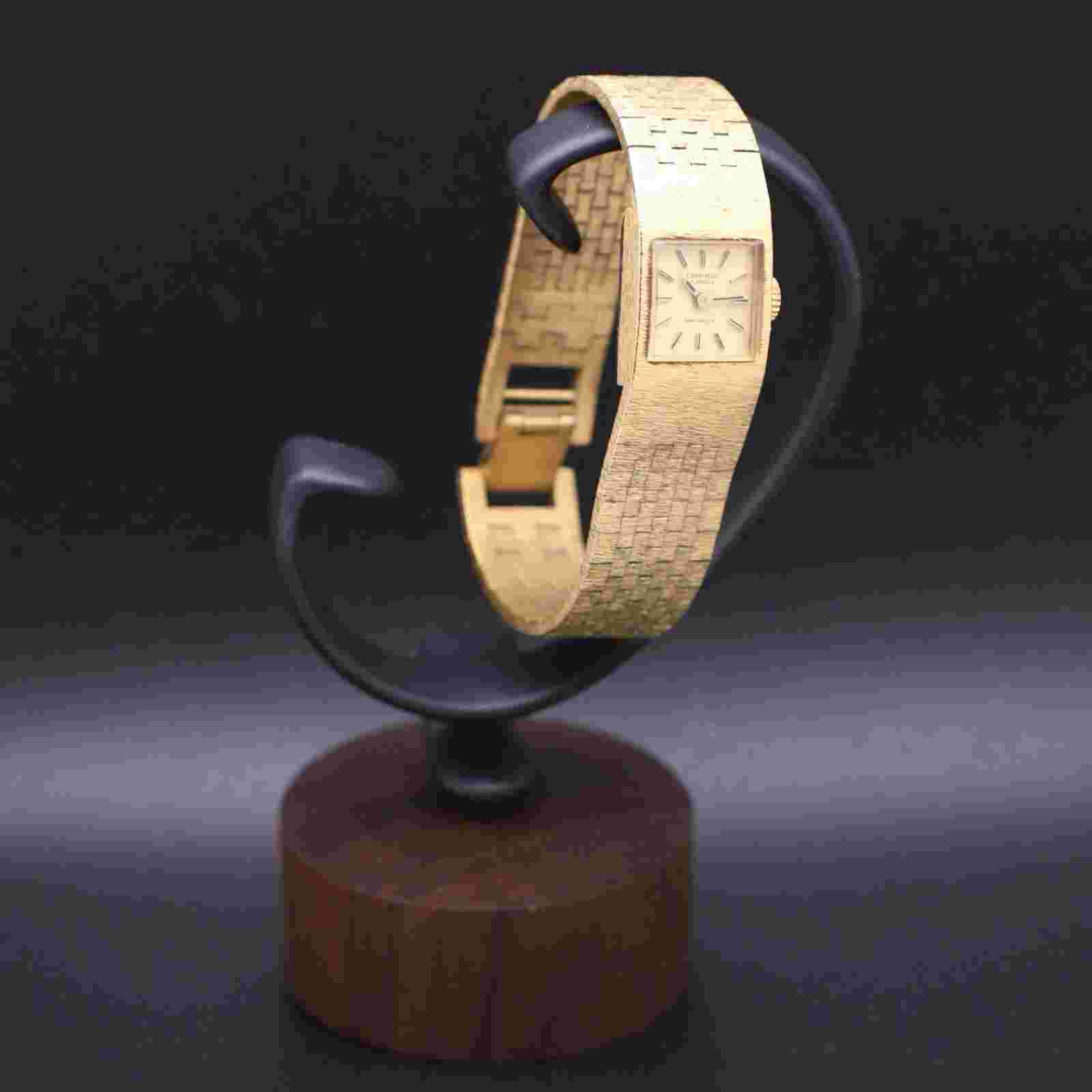Vintage CARDINAL 17 Jewel Ladies Square Gold Toned Watch