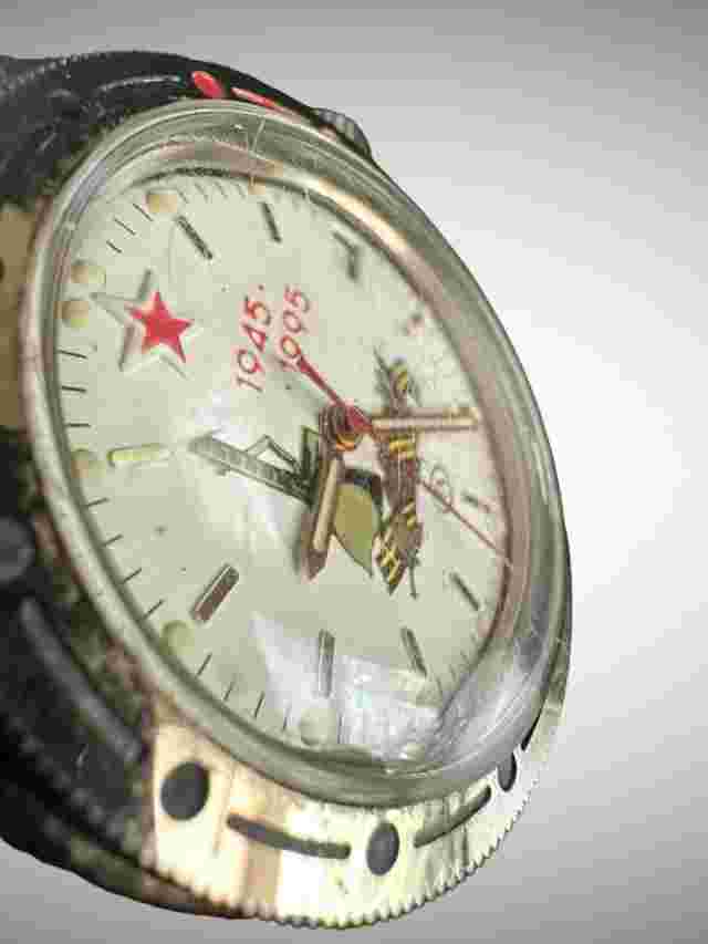 Collectible men's mechanical watch Vostok 50 Years of Victory USSR 1945-95 #1192