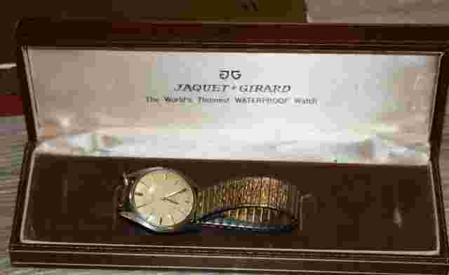 VINTAGE RARE JAQUET GIRARD (Henri Darreaux)  * SWISS 17 JEWELS..Parts or repair