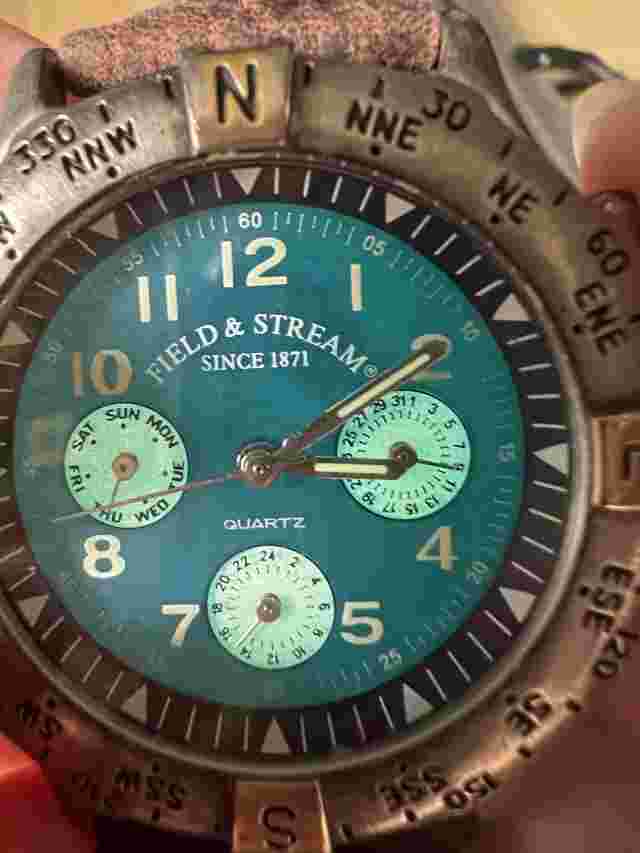 Vintage Field And Stream Watch New Battery