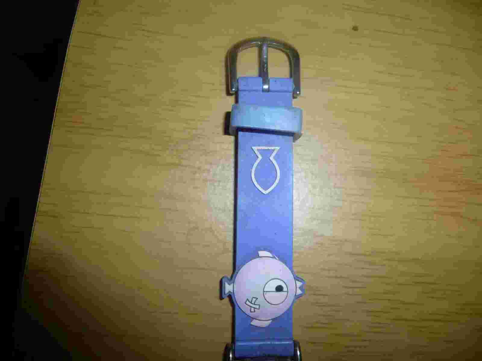Ravel childrens silicone fish watch. Purple. 21cm(D33WB)