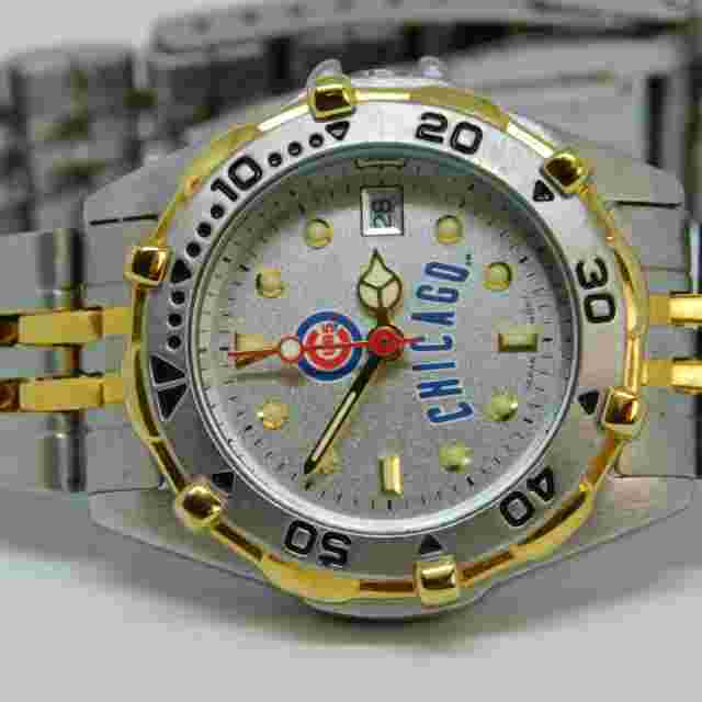LogoArt Chicago Two Tone Quartz Analog Women's Watch Sz. 6 1/2" New Battery