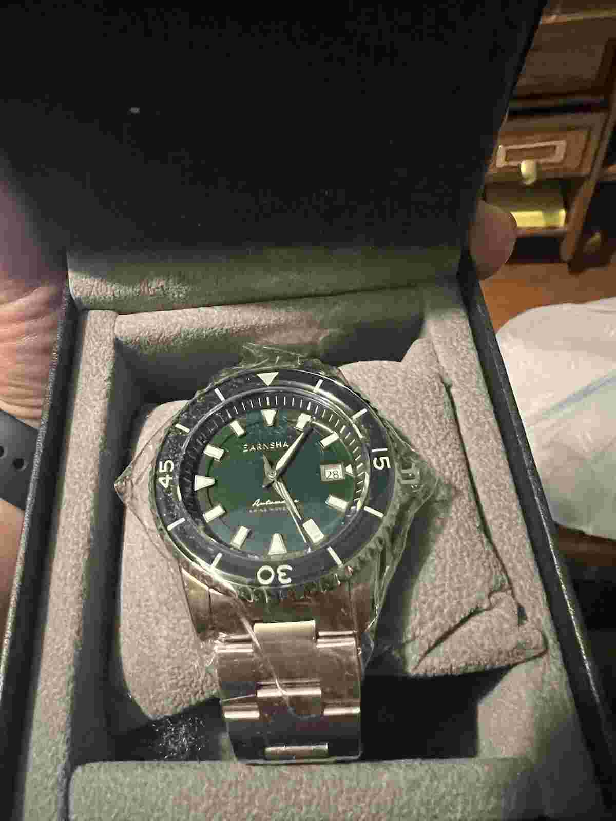 Earnshaw FANSHAWE ROYAL MOSS Automatic ES-8234-44 - FREE SHIPPING