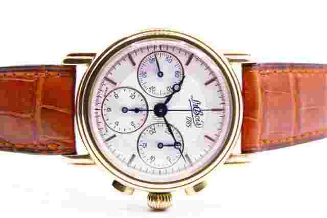 dubois1785 Vintage Chronograph Lemania 1873 K18 yellow gold watch