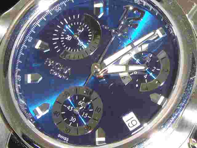Oceanaut Pacha Cobra GORGEOUS SHOCK BLUE DIAL BOX MANUAL INNER OUTER