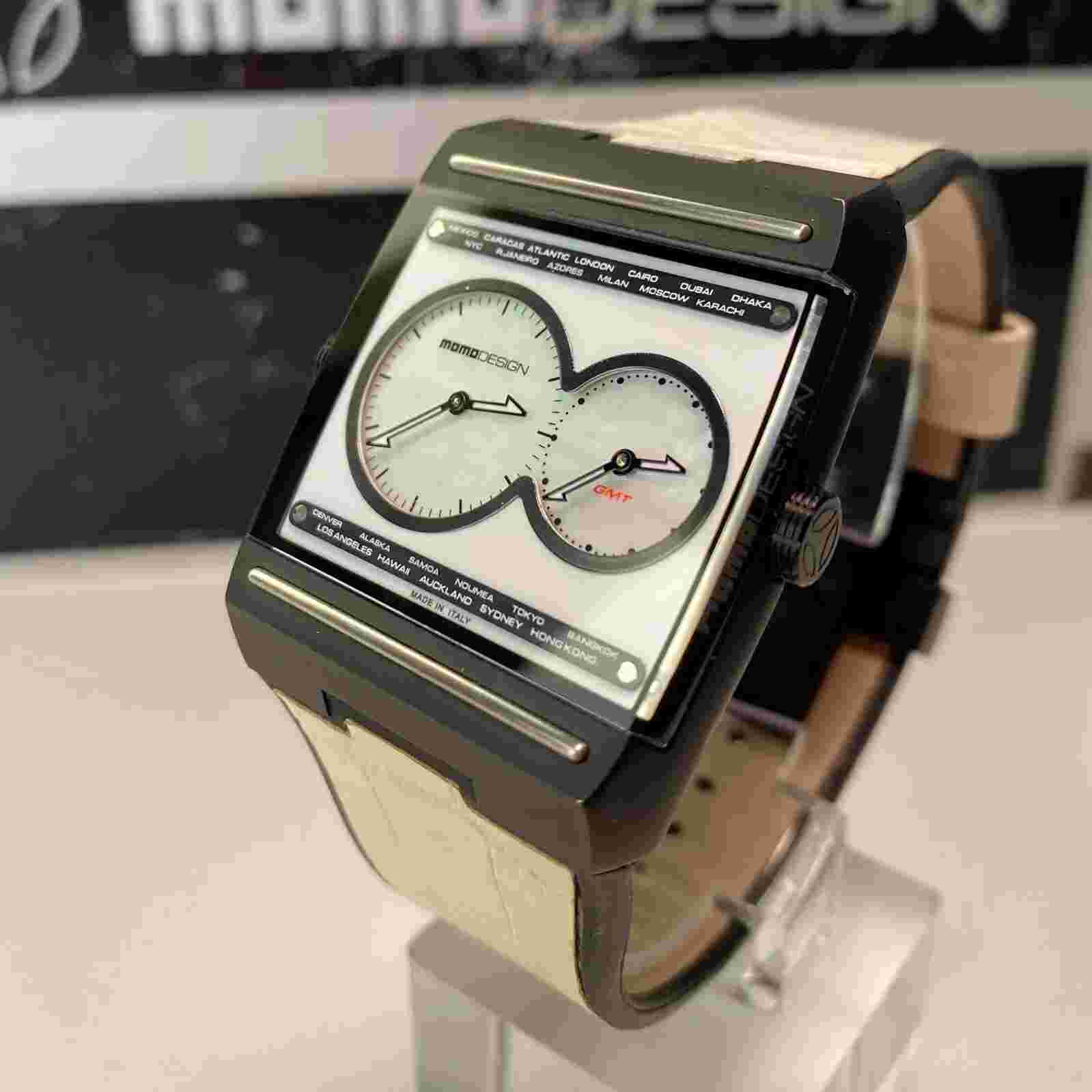MOMO DESIGN Dual Time GMT Men's Watch