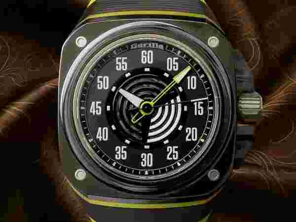 Gorilla Watch FBY4.0.146 Fastback Acid Green Auto Titanium/Ceramic 44mm Men's
