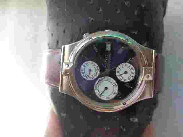 VERY RARE SAMSUNGROMAN INDEX DAY|DATE|MONTH INDICATOR MULTIFINCTION QUARTZ WATCH