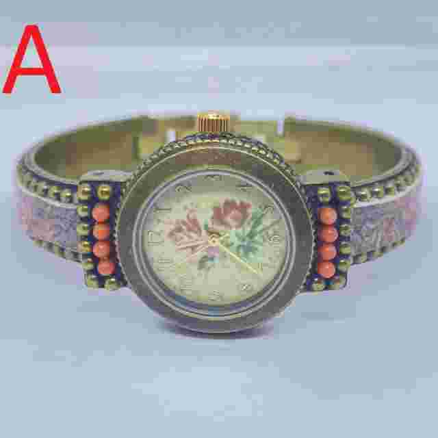 Watch Michal Negrin Crystal Elegant Roses Rare Made in Israel