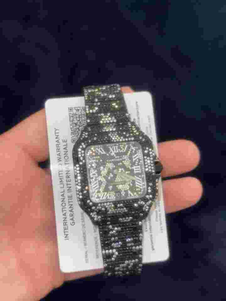 ICED OUT MOISSANITE WATCH