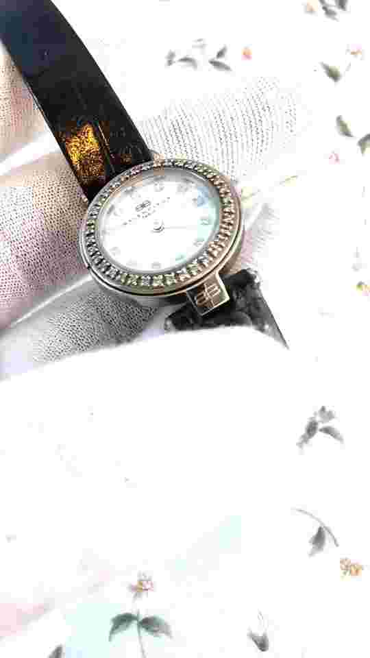 Vintage Balenciaga Paris Crystal Classy Watch Water Resistend Registered Model