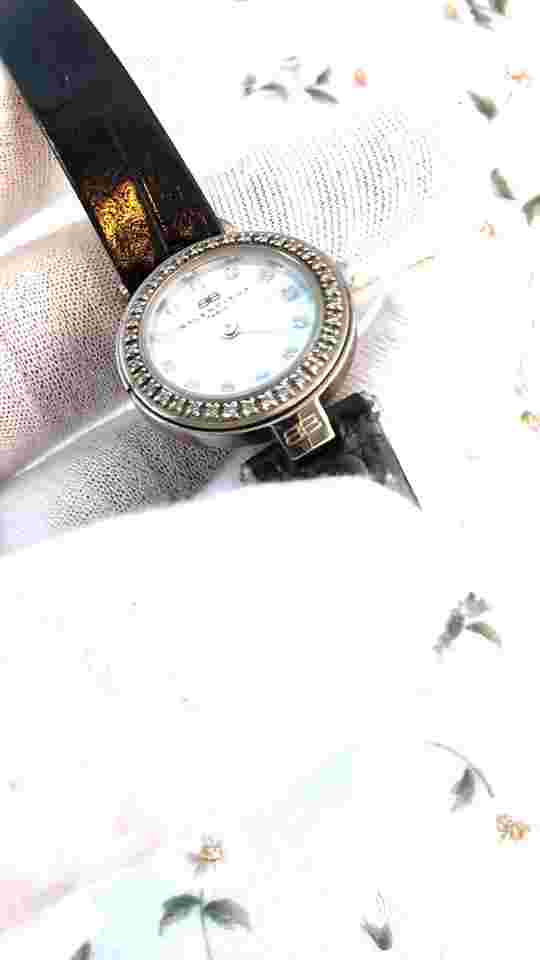 Vintage Balenciaga Paris Crystal Classy Watch Water Resistend Registered Model