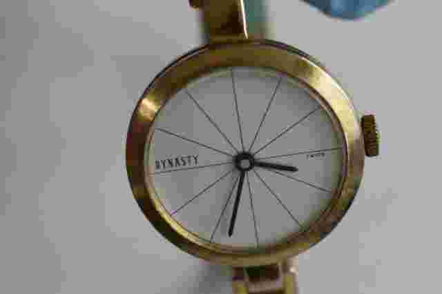 Vintage Swiss DYNASTY Women's 28mm Wind Mechanical Watch Cuff Bracelet