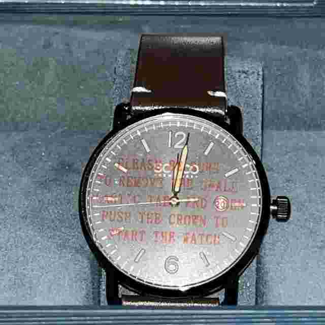 SO & CO NEW YORK Madison B110029 40mm Watch Brown Leather Strap/ Silver Case
