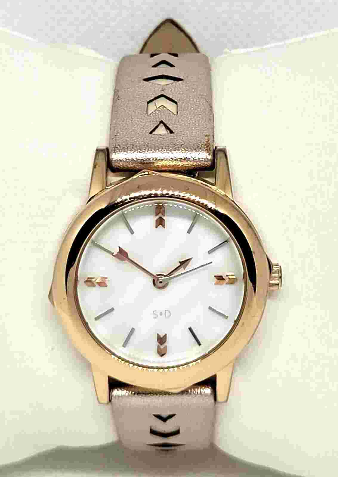 Stella & Dot Icon Rose Gold Analog Watch - New!