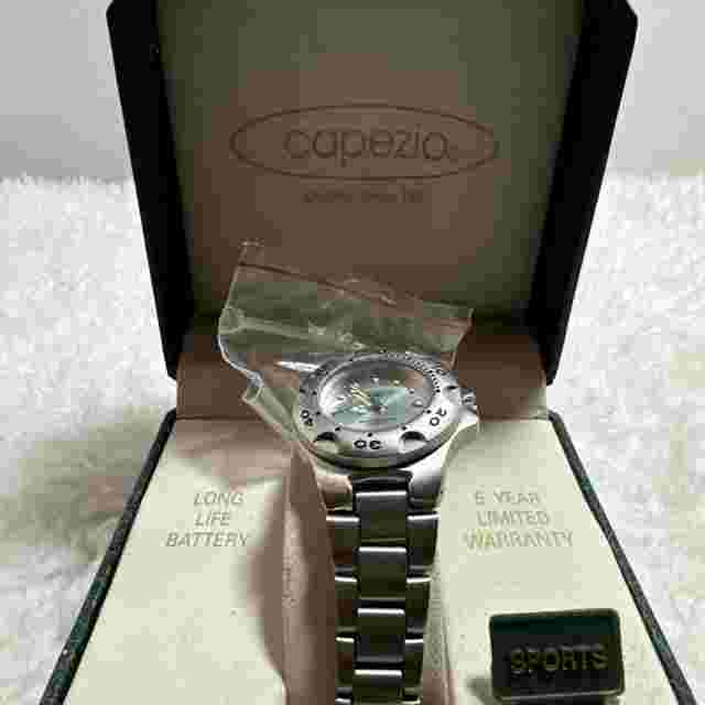Capezio watch silver tone in box
