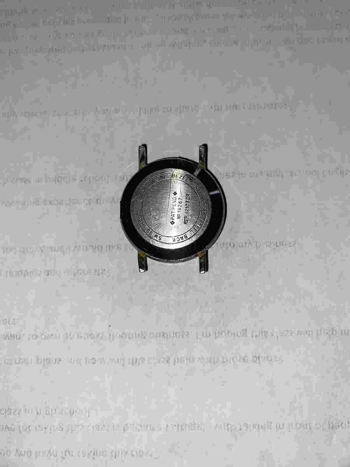 Men’s Endura Watch Not Working Missing Crown