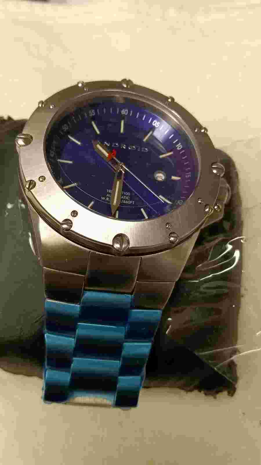 ANDROID DIVEMASTER ENFORCER AUTOMATIC WATCH FOR MEN KASHMIR BLUE DIAL