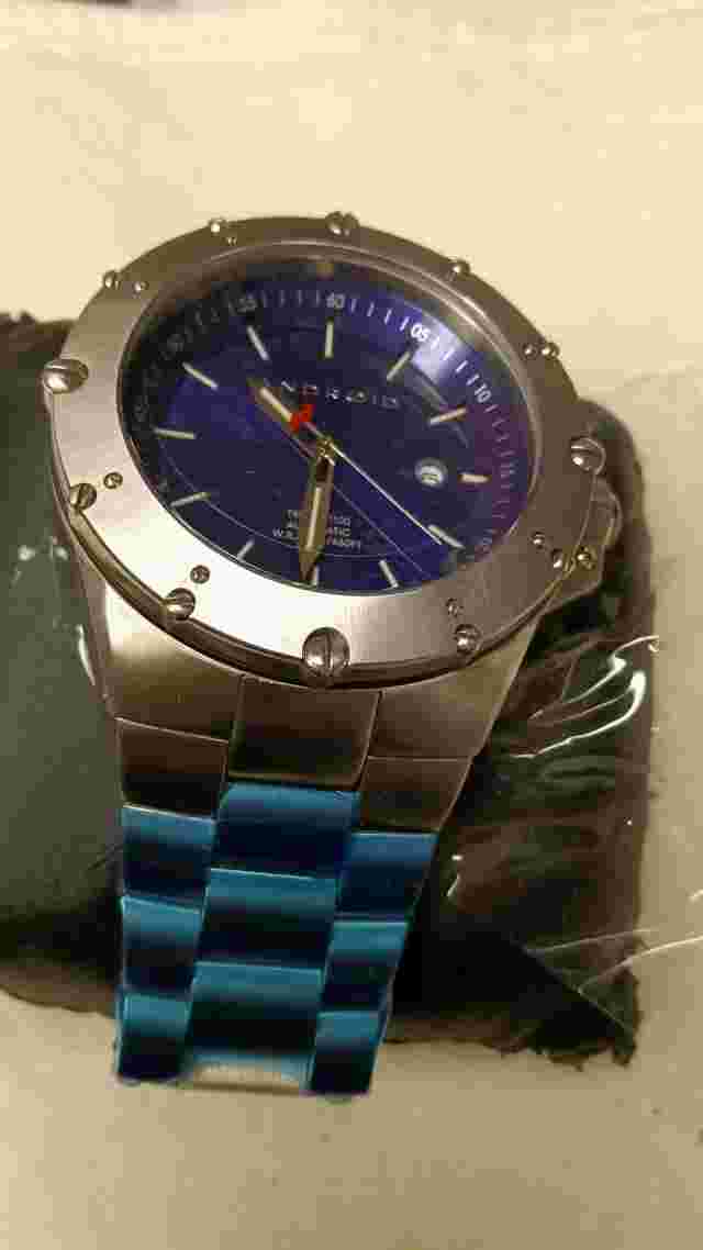 ANDROID DIVEMASTER ENFORCER AUTOMATIC WATCH FOR MEN KASHMIR BLUE DIAL