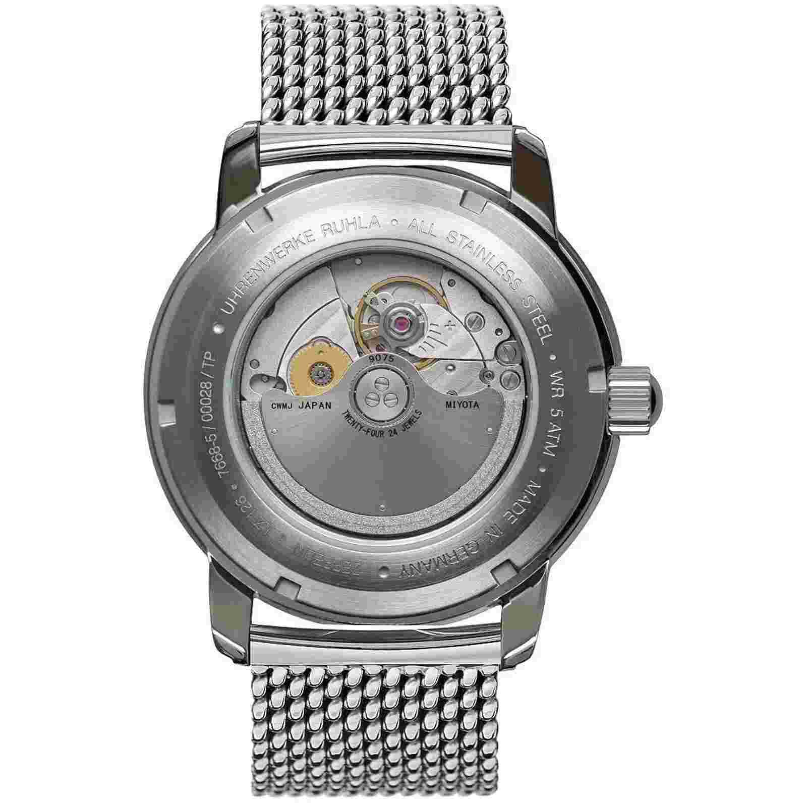Zeppelin 7668M-5 Men's Automatic GMT Mesh Strap Wristwatch