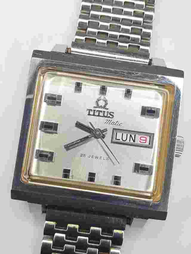 Rare Solvil & Titus Day Date - 33,5mm - Works - Automatic