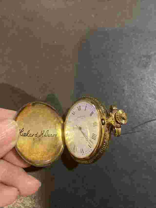 Vintage Sears Roebuck and Co. Pocket Watch 17 Jewels Incabloc Working