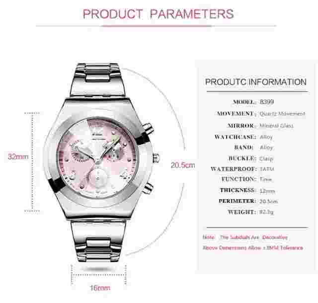 Fashion LONGBO Brand Luxury Waterproof Casual Quartz Watch Women Lady