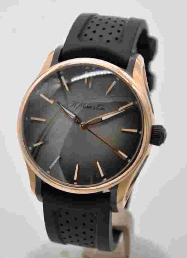 2021 H. Moser & Cie Pioneer Centre Seconds Titanium 18k Rose Gold Blue 3200-0903