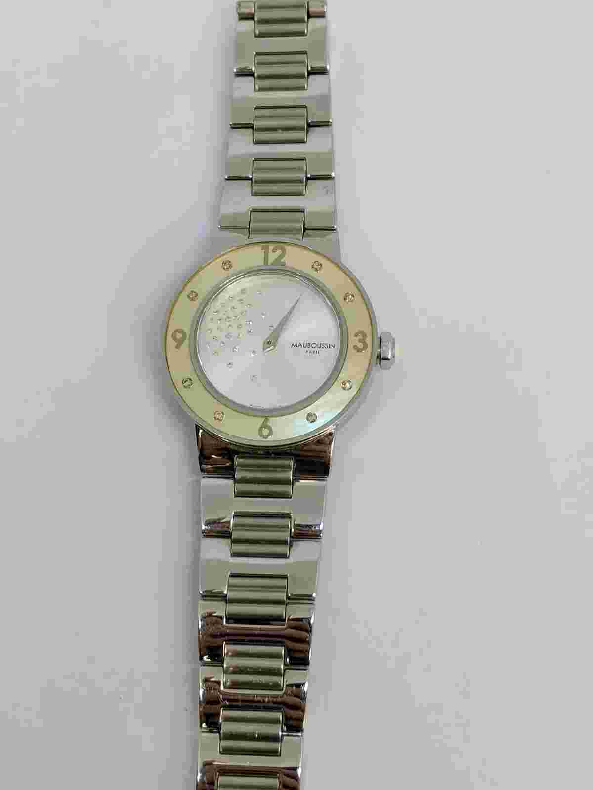 Mauboussin Classic Amour Le Jour Se Leve Stainless Steel Quartz Watch - 31mm