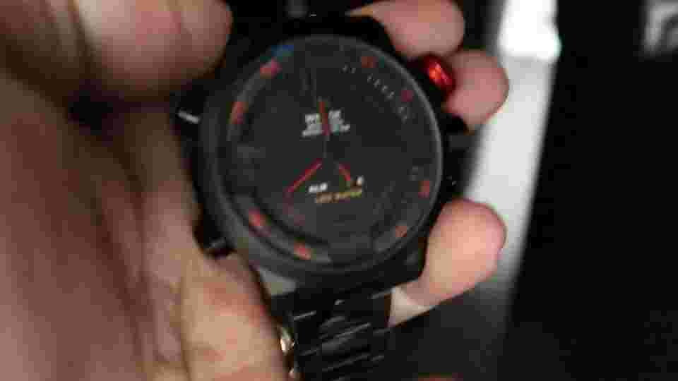 WEIDE, Unique Analog-Digital,RED LED Backlit Dial,BIG MIB NEW  MENS WATCH,R15-04