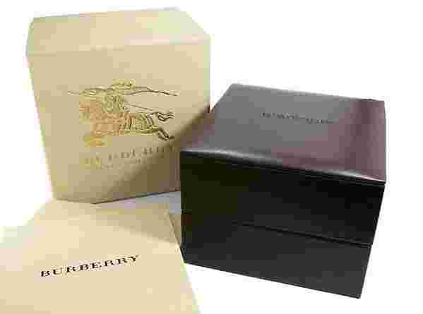 NEW BURBERRY BLACK CERAMIC HERRITAGE SWISS,50M,WOMEN'S WATCH BU1871