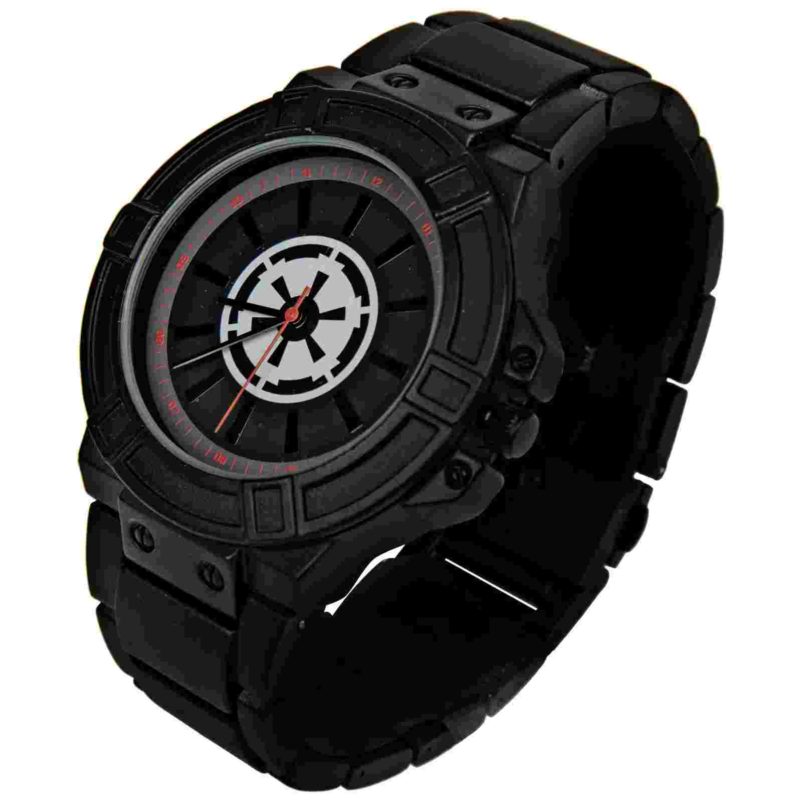 Star Wars Empire Symbol Watch Face with Black Metal Band Black