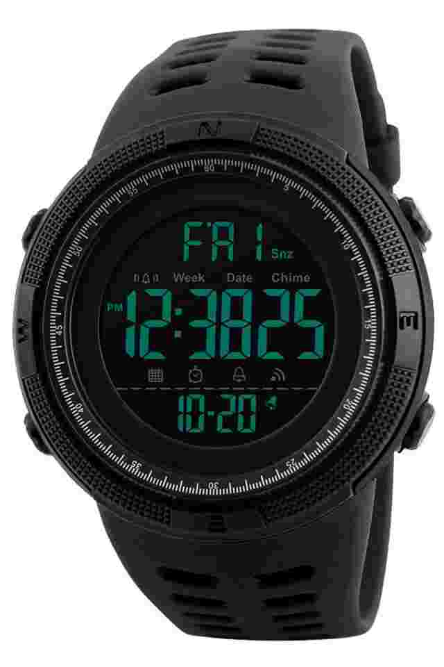 AQUAFORCE Multi Function Digital Watch with Flashlight 50M Water Resistant