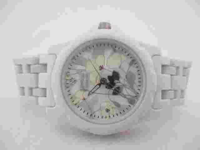 Sprout Women's White Link Band Analog Watch *Working*