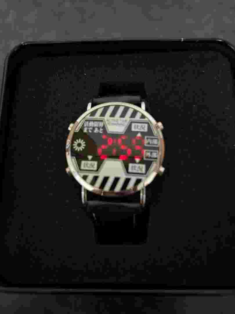 Evangelion LED Leather Wrist Watch movie ro