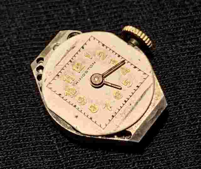 Vintage KINGSTON Watch Co Seventeen Jewels Swiss Womens Watch Unadjusted VXT 0-9