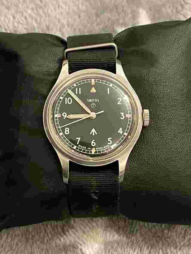 VINTAGE SMITHS W10 WATCH MENS MILITARY ISSUED 1968 LOVELY CONDITION FREEPOST UK