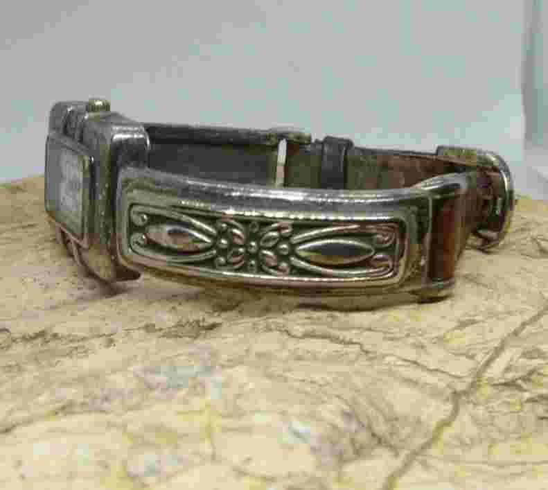 Brighton MADRID Watch New Battery Brown Leather Band RETIRED